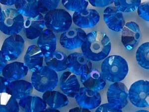 05-SMC-30080-28701 Capri Blue AB Spacer Bicones 5x3 mm 50 stuks