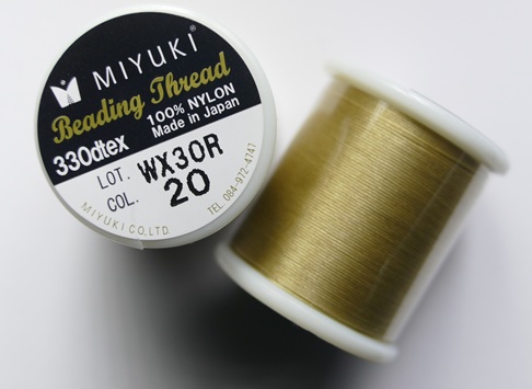 MD-20 Champagne Goud Miyuki Beading Thread