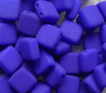 CMT-25126AL Neon Ocean Blue Czech Mates Tiles 6 mm