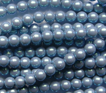 PrP-04-PBLU Pearlescent Blue Preciosa parels 4 mm