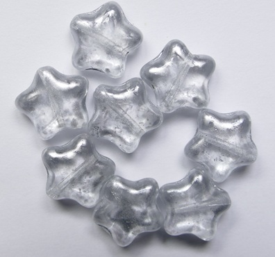 0020336 Silver Shine Crystal Star Bead 12 mm color 00030-86700
