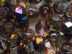 FP1-06-00030VX Crystal Vitex Czech Glass Facet Firepolish 6 mm 25 stuks