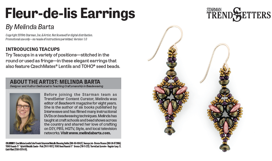 Fleur-de-Lis Earrings