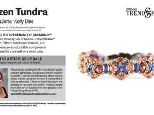 C Frozen Tundra By Kelly Dale Free Pattern bij aankoop van Czech Mates Diamonds