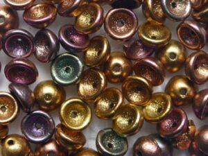 TEC-00030-01640 Matte Metallic Bronze Iris Teacup Beads 5 gram - Afbeelding 1