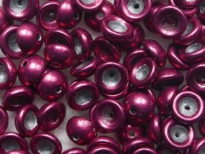 TEC-08A09 Color Trends Sueded Gold Lily Pad Teacup Beads 5 gram