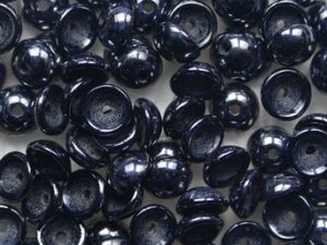 TEC-23980-14400 Jet Hematite Teacup Beads 5 gram