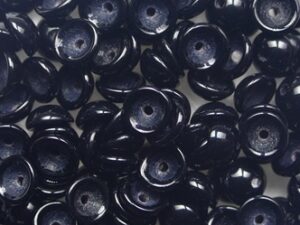 TEC-23980 Jet Teacup Beads 5 gram - Afbeelding 1