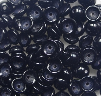 TEC-23980 Jet Teacup bead 4x2 mm color 23980
