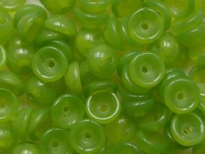 TEC-51010 Green Opal Teacup Beads 5 gram