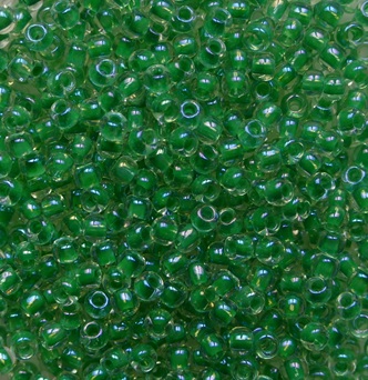 TR-11-0187 Inside Color Crystal Shamrock Lined Toho rocailles 11-0 color 187