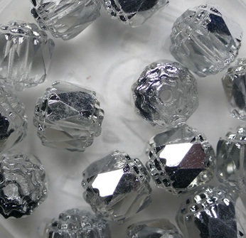 0150223 Crystal Half Labrador Facet Cathedral Beads 8 mm color 00030-27001