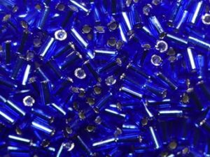 TB-01-0028 Silver Lined Cobalt Toho Bugles 3 mm