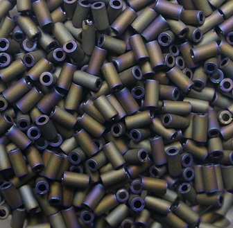 TB-01-0614 Matte Color Iris Brown Toho Bugles 3 mm
