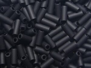 TB-15-0049F Frosted Jet Toho Bugles 4.5 mm - Afbeelding 1