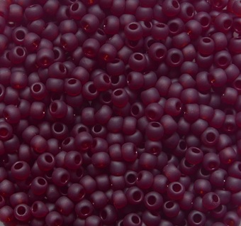 TR-11-0005DF Transparent Frosted Garnet Toho rocailles 11-0 color 5DF