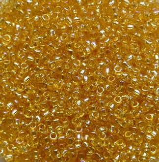 TR-15-0162 Transparent Rainbow Light Topaz Toho rocailles 15-0 color 162