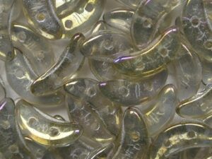 CZM-CR-40010S1C Black Diamond Luster Iris CzechMates Crescent 10 gram