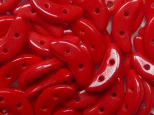 CZM-CR-93200 Opaque Red CzechMates Crescent 10 gram - Afbeelding 1