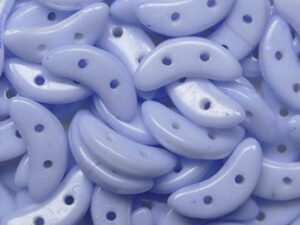 CZM-CR-S0001WH ColorTrends Opaque Serenity CzechMates Crescent 10 gram