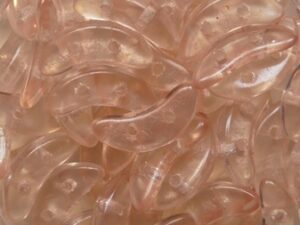 CZM-CR-S0005CR ColorTrends Transparent Peach Echo CzechMates Crescent 10 gram - Afbeelding 1