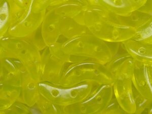CZM-CR-S0007CR ColorTrends Transparent Buttercup CzechMates Crescent 10 gram