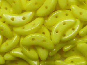 CZM-CR-S0007WH ColorTrends Opaque Buttercup CzechMates Crescent 10 gram