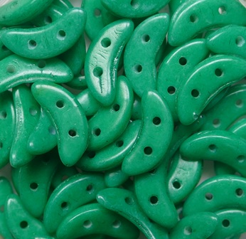 CZM-CR-S0013WH ColorTrends Opaque Lush Meadow CzechMates Crescent
