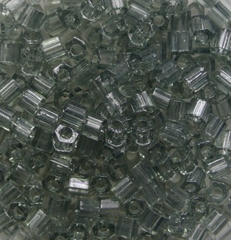 TH-08-0009 Transparent Black Diamond Toho hexagon 8-0 color 9