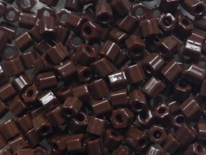 TH-08-0046 Opaque Oxblood Toho Rocailles hex cut 8/0