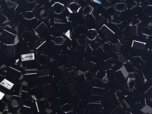 TH-08-0049 Opaque Jet Toho Rocailles hex cut 8/0