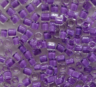 TH-08-0935 Inside Color Crystal Wisteria Lined Toho hexagon 8-0 color 935