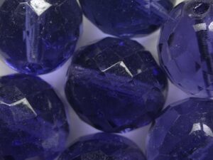 FP1-14-20310 Intens Violet Glass Facet Firepolish 14 mm 5 stuks