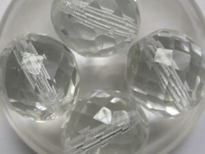 FP1-16-00030 Crystal Czech Glass Facet Firepolish 16 mm 4 stuks