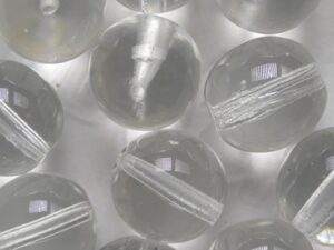 10-R-00030 Crystal Druk Round Glass Beads 10 mm