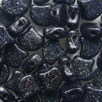 GIN-25450SD Stardance Anthracite Ginko Beads 7,5x7,5 mm color SD25450