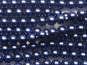PrP-04-BLU Blue Preciosa Parels 4 mm