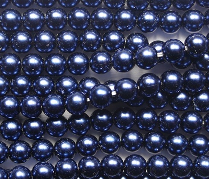 PrP-04-BLU Blue Preciosa Parels 4 mm