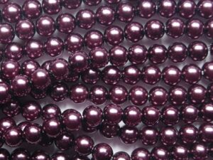 PrP-04-BULT Light Burgundy Preciosa Parels 4 mm