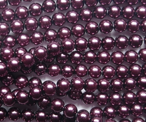 PrP-04-BULT Light Burgundy Preciosa Parels 4 mm