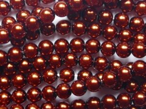 PrP-04-COPDK Dark Copper Preciosa Parels 4 mm