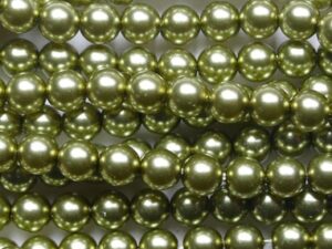 PrP-04-GRELT Light Green Preciosa Parels 4 mm - Afbeelding 1