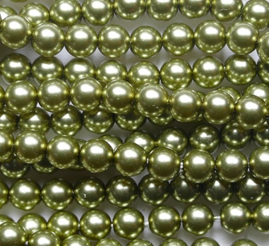 PrP-04-GRELT Light Green Preciosa Parels 4 mm