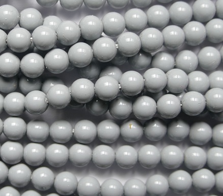 PrP-04-GRY Grey Preciosa Parels 4 mm