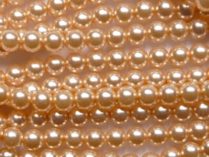 PrP-04-PEA Peach Preciosa Parels 4 mm - Afbeelding 1