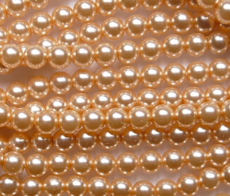 PrP-04-PEA Peach Preciosa Parels 4 mm