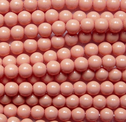 PrP-04-SARO Salmon Rose Preciosa Parels 4 mm