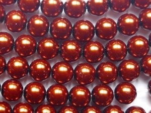 PrP-06-COPDK Dark Copper Preciosa Parels 6 mm