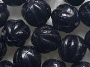 0010563 Jet Melon Beads 8 mm 15 Pc. - Afbeelding 1