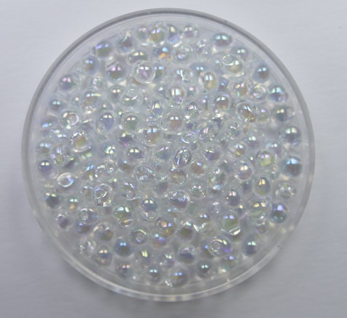 M-D-4-0250 Crystal AB Miyuki Drops 3,4 mm